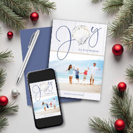 Küste Weihnachten Joy Seashell Holiday Foto