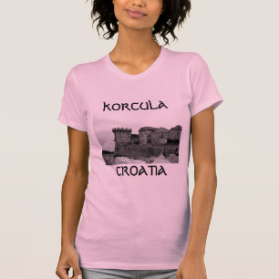 Küsten-Festung in Korcula T-Shirt