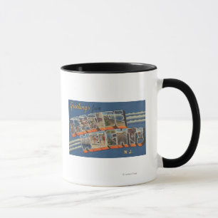 Küsten-Höhen, New-Jersey - große Buchstabe-Szen Tasse