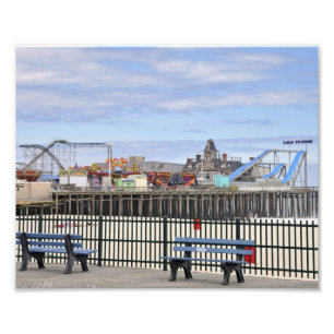 Küsten-Höhen, NJ Unterhaltungs-Pier Fotodruck