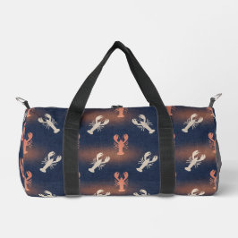 Küsten-Hummer-Muster – Nautisches Meeresfrüchte-So Duffle Bag