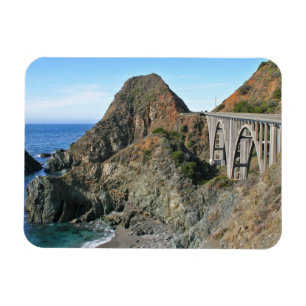 Küsten-Landstraße 1 - große Nebenfluss-Brücke Magnet