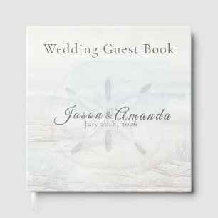 Küsten-Minimalistische Hochzeit Gästebuch