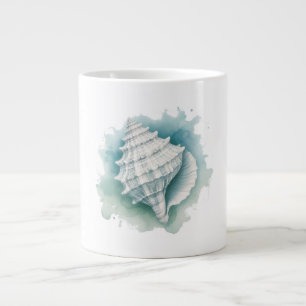 Küsten/Nautische Muschel Jumbo-Tasse