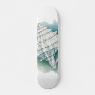 Küsten/Nautische Muschel Skateboard