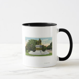 Küsten-Park-Ansicht des Monuments P T Barnum Tasse