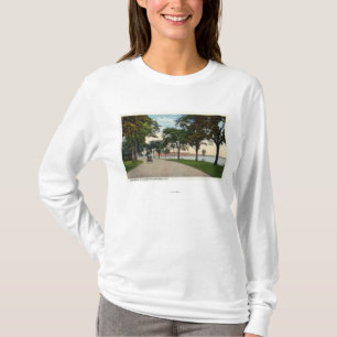 Küsten-Park-Antriebs-Ansicht, die Locomobile zeig T-Shirt