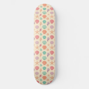 Küsten-Schalen-Muster Skateboard