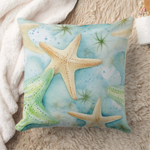 Küsten-Seestern-Muster Kissen