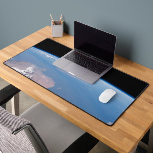 Küsten Tunesiens und Libyens und Insel Sizilien Schreibtischunterlage