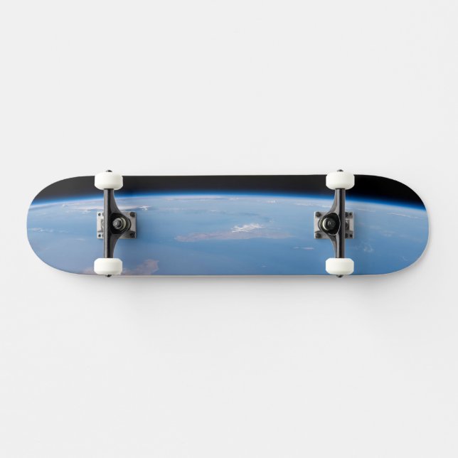 Küsten Tunesiens und Libyens und Insel Sizilien Skateboard (Horizontal)