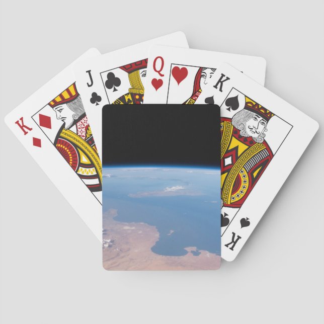 Küsten Tunesiens und Libyens und Insel Sizilien Spielkarten (Rückseite)