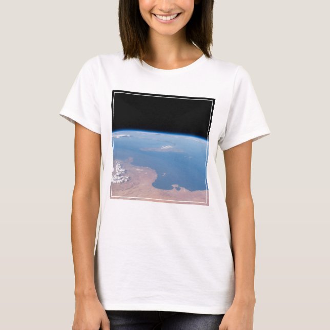 Küsten Tunesiens und Libyens und Insel Sizilien T-Shirt (Vorderseite)