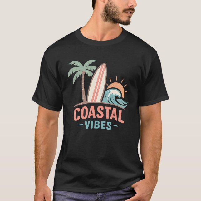 Küsten-Vibes Sommer  T-Shirt (Vorderseite)