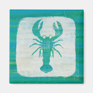 Küstenaqua-Hummer der kunst-  Magnet