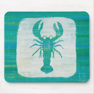 Küstenaqua-Hummer der kunst- Mousepad