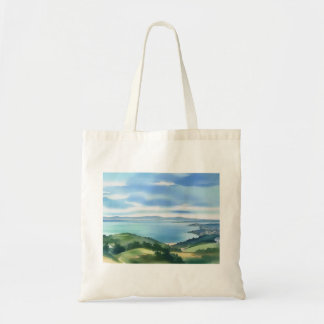Küstenaquarell-Tasche Tragetasche