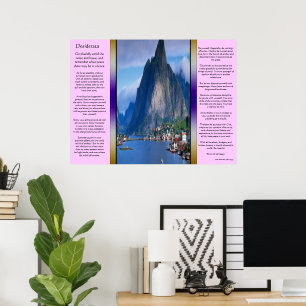 Küstenbergblick Poster