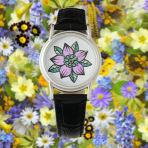 Küstenblüte Armbanduhr