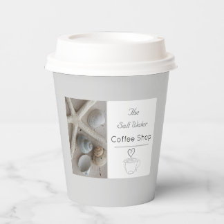 Küstencafé-Unternehmen Pappbecher