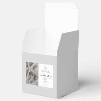 Küstencafé-Unternehmensbranding Geschenkschachtel
