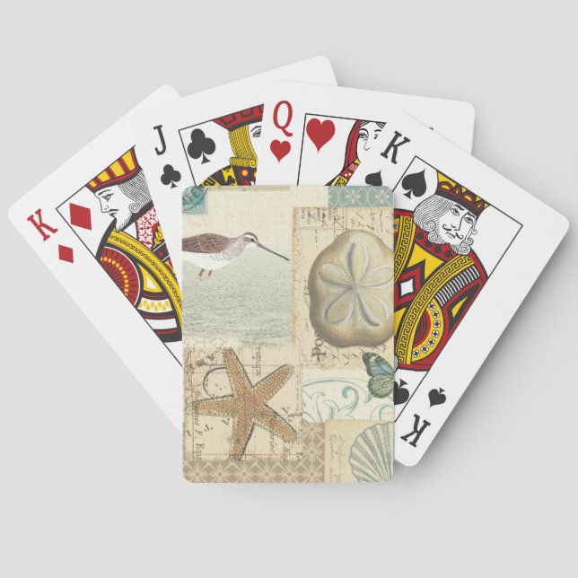 Küstencollage Spielkarten (Rückseite)