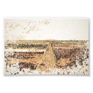 Küstendämmerung: Ardrossan Beach Aquarell Fotodruck