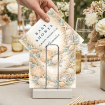 Küstendeorative Kran-Baby-Party