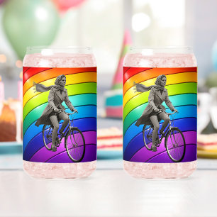 Küstenfahrer Retro-Pop-Art-Glaswarenset Beschreibu Dosenglas
