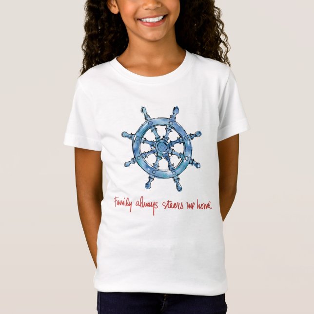 Küstenfamilie des zitat-| steuert mich immer T-Shirt (Vorderseite)