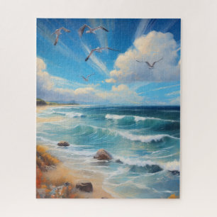 Küstenflug Strandle Möwen