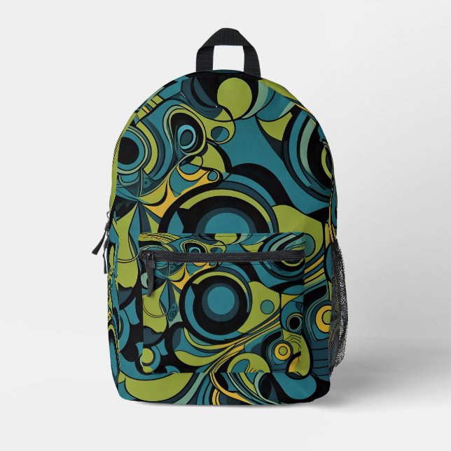 Küstenflüster Bedruckter Rucksack (Vorderseite)
