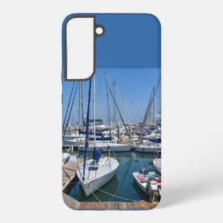 Küstengalaxie-Hülle Weiße Jachten Samsung Galaxy Hülle