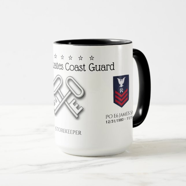 KÜSTENGARANTIE - STOREKEEPER - PO E6         -TASS TASSE (VorderseiteRechts)