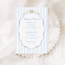 Küstengebiet Whimsical Rahmen Hochzeitswochenende