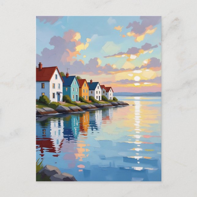 Küstengefühlt | Behalt in Touch Postkarte (Vorderseite)