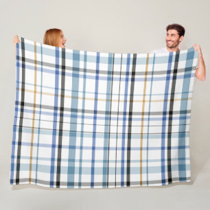 Küstengestreifter Charme: Vom Meer Inspiriert Fleecedecke