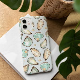 Küstengewässerfarbe Oyster & Perlmuster iPhone 16 Hülle