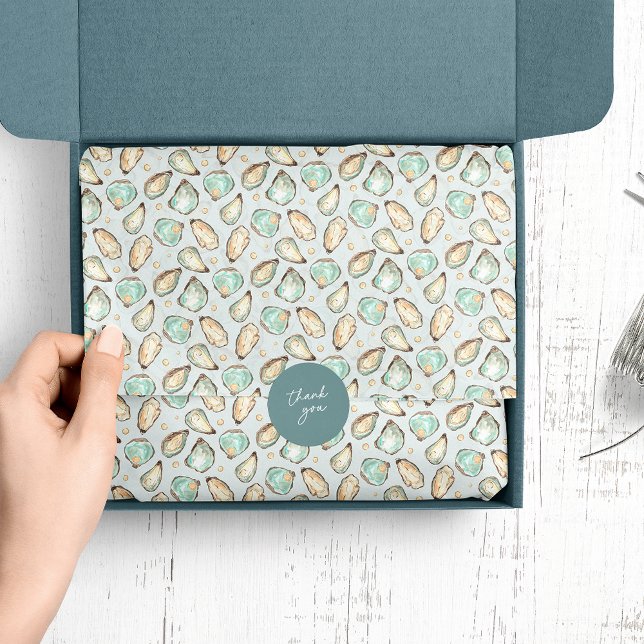 Küstengewässerfarbe Oyster & Perlmuster Seidenpapier (Von Creator hochgeladen)