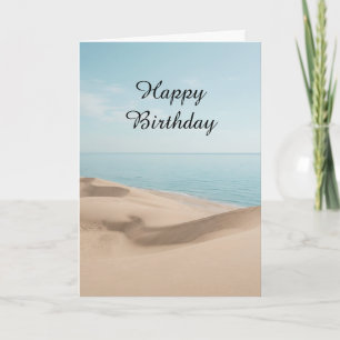 Küstengratulationskarte zum Geburtstag Karte