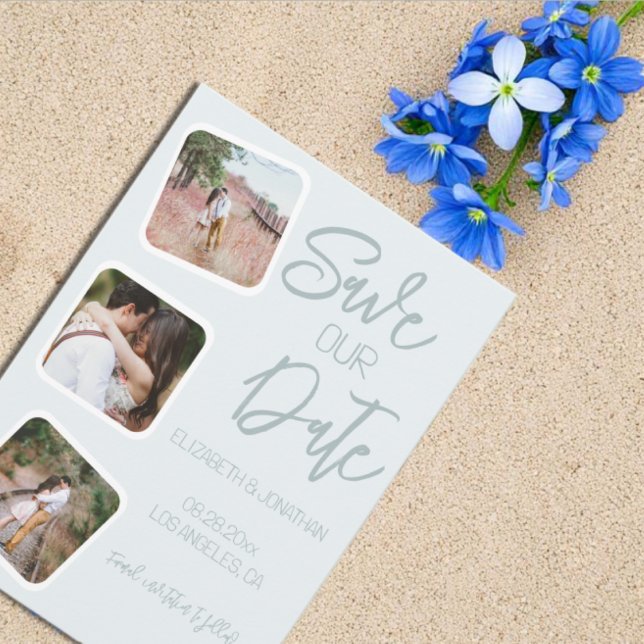 Küstengrünblau Save The Date (Von Creator hochgeladen)