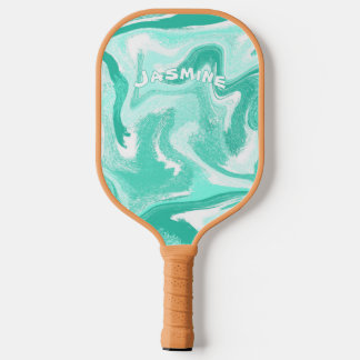 Küstengrüne und weiße Pickleball-Paddle Pickleball Schläger