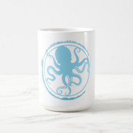 Küstengrüner Kragenkrake 2 Kaffeetasse