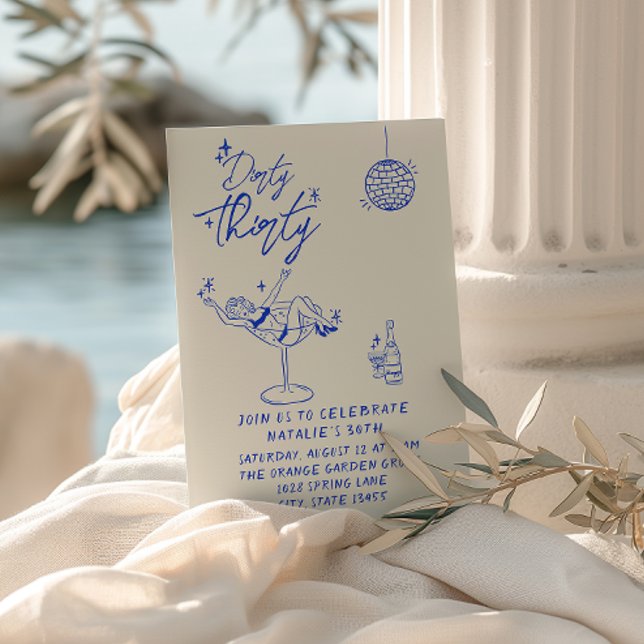 Küstenhandschuh Draußig 30. Spaß Geburtstag Einladung (Von Creator hochgeladen)