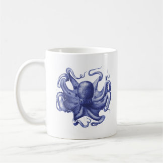 Küstenindigo Seebad Octopus-Tasse Kaffeetasse