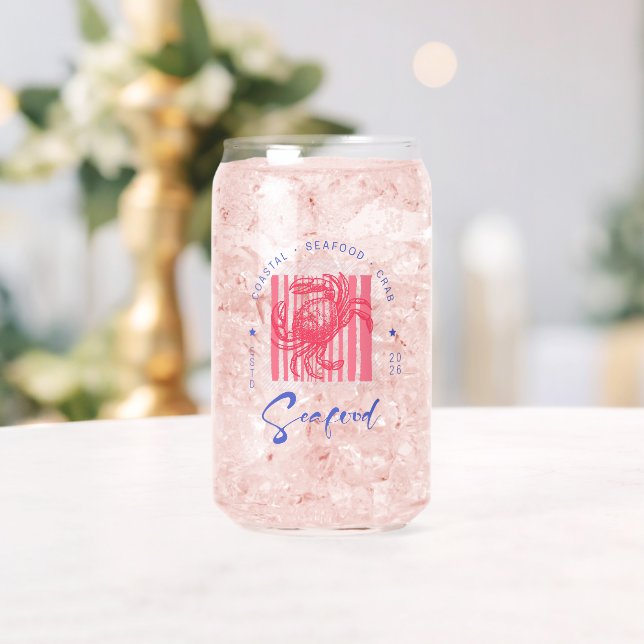 Küstenkrabbe Rosa Dosen Glas (Insitu (Hochzeit))