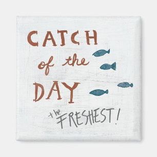 Küstenkunst   Tagesfang Magnet