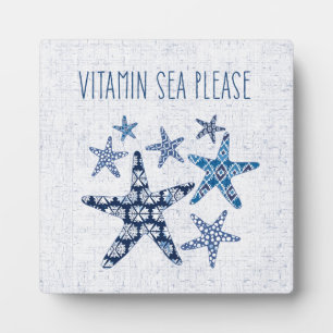 Küstenkunst   Vitamin Sea Bitte Fotoplatte