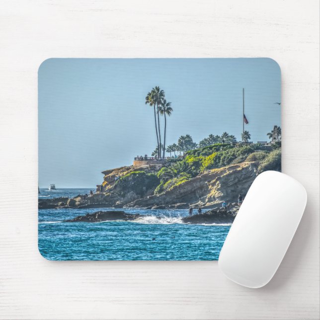 Küstenlagune Beach  Mousepad (Mit Mouse)