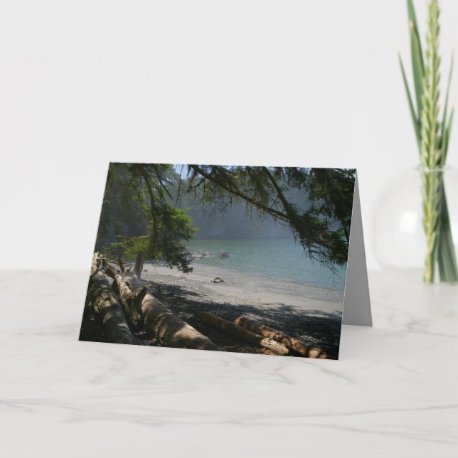 Küstenlandschaft, hübsche Meeresküste, eigene Wort Karte (Vorderseite)